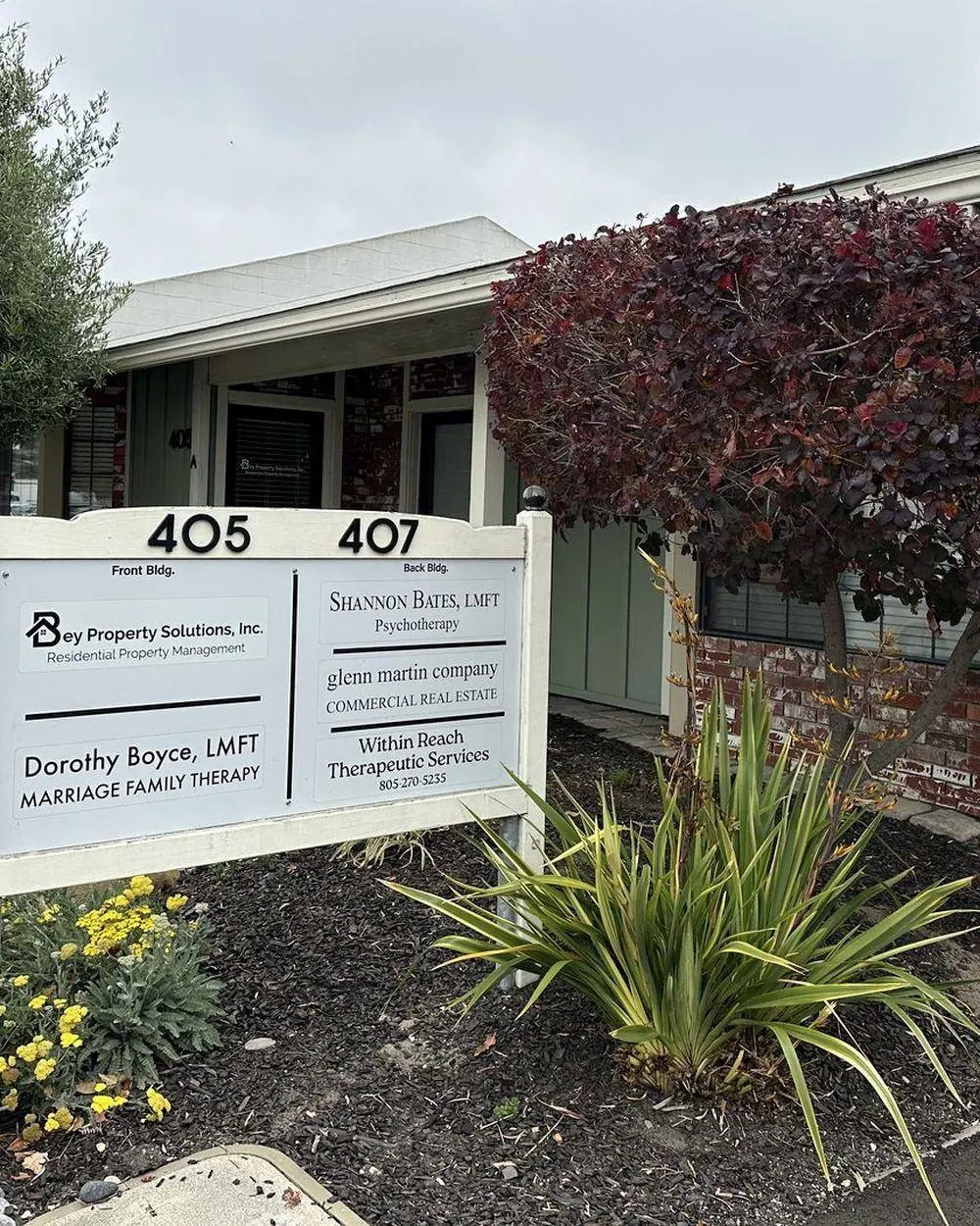 Glenn Martin Company offices at 407 Traffic Way, Arroyo Grande
