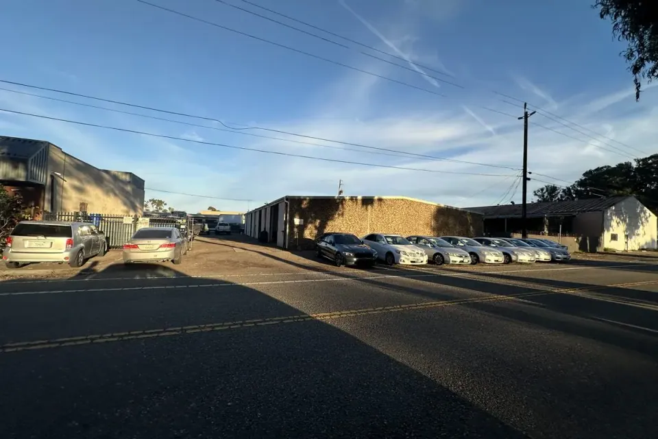 Commercial buildings along Fourth Street