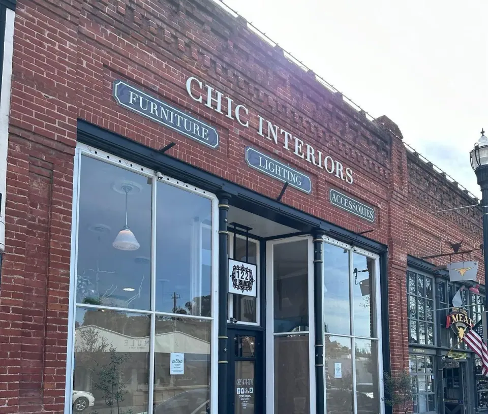 CHIC Interiors storefront, Arroyo Grande
